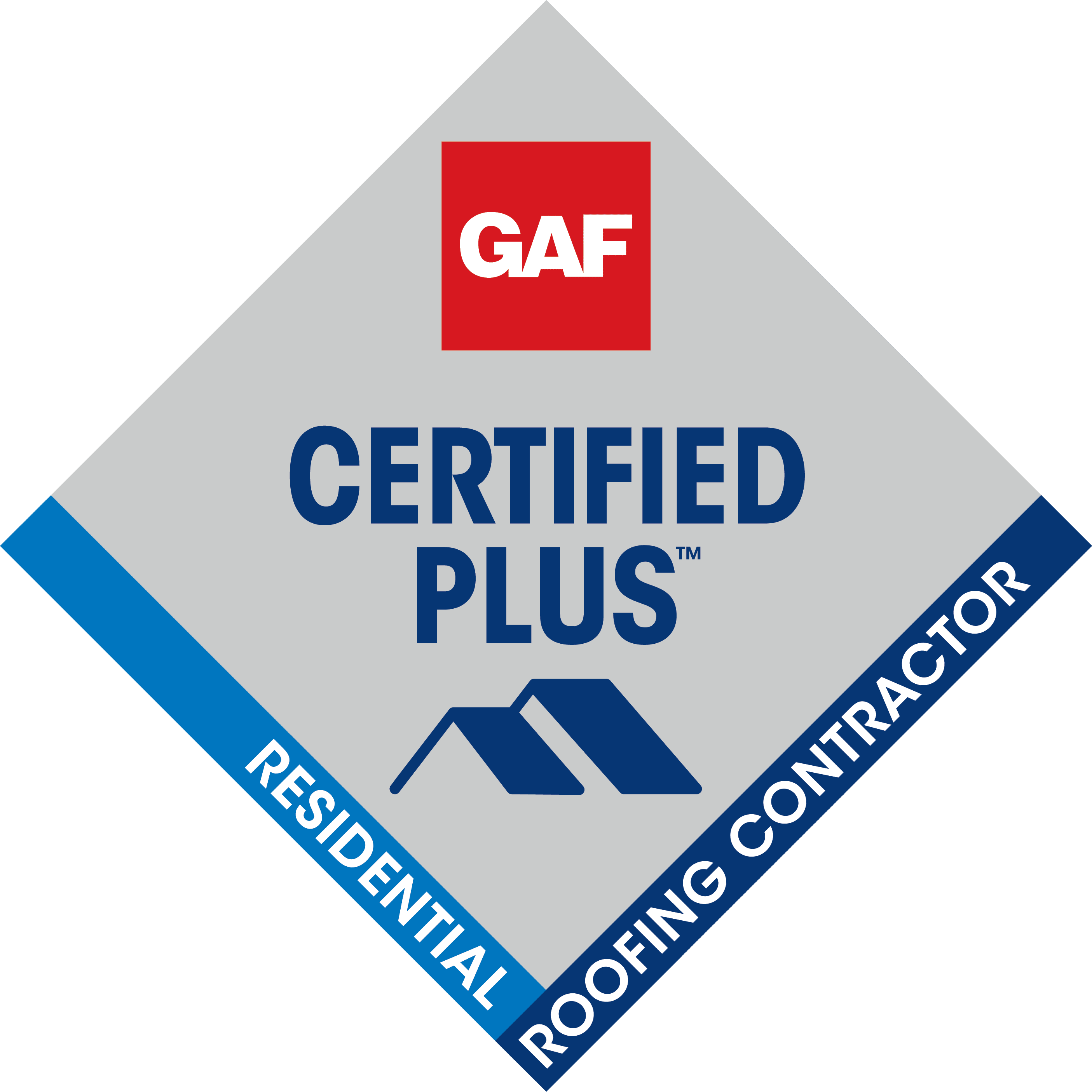 GAF Certified Plus Contractor Logo